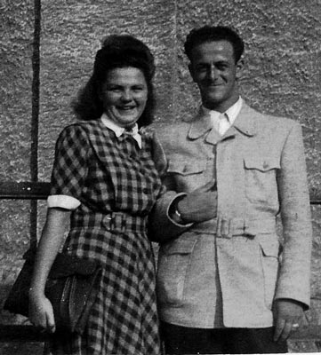 Jacob and his wife Hildegard, pictured in 1946.