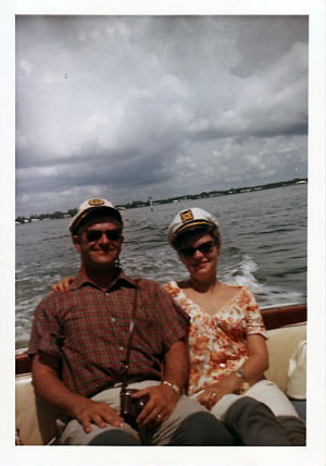 Jacob and Hildegard Hennenberg, vacationing in Florida.