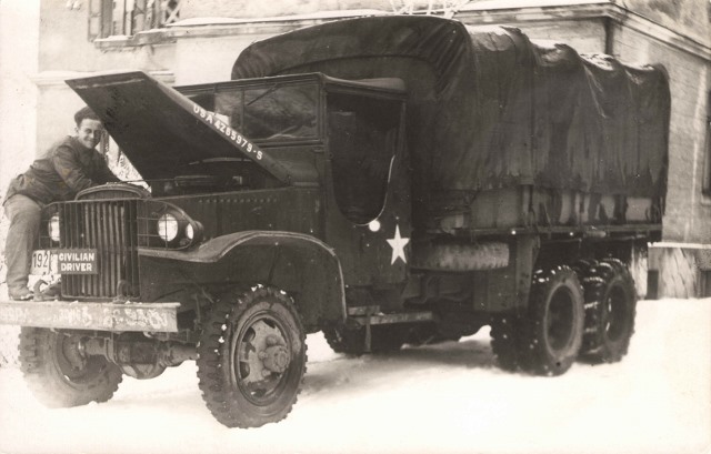 1945 truck jacob working for US Army in Weiden
