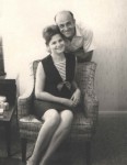 1960c Jacob and Hildegard Hennenberg. after Jacob's stomach operation in the living room of mayfield rd apt